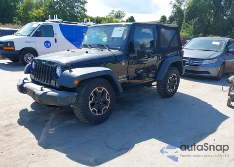 2015 Jeep Wrangler Sport из США, поврежденный, VIN 1C4AJWAG2FL702666